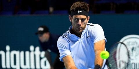 デルポトロ、「ATPファイナルズ」出場へ滑り込めるか。自身は「ロンドンのことはあまり考えていない」と冷静[スイス・インドア]
