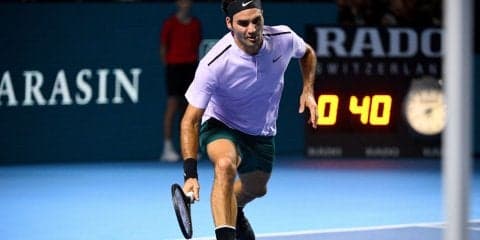 【注目ドロー】フェデラーVSゴファンなど上位シードが直接対決[スイス・インドア]