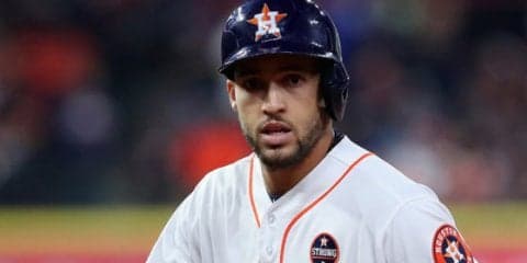 【MLBプレーオフ】アストロズが6回に先制、スプリンガーが左翼ソロ弾でウッドのノーノー阻止