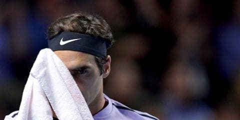 決勝戦フェデラーvsデル ポトロ、第1セットはデル ポトロが先取。ギリギリの攻防続く[スイス・インドア]