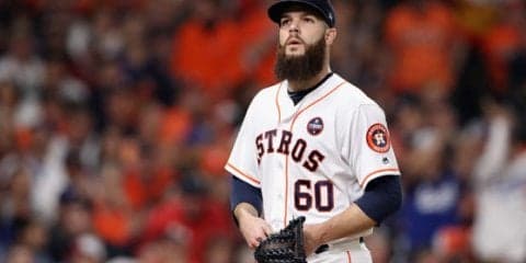 【MLBプレーオフ】アストロズ先発カイケルが4回途中4失点KO降板、まさかの乱調で86球要する