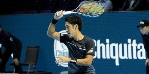 杉田祐一の初戦、第1セットはクライノビッチに奪われる[BNPパリバ・マスターズ]