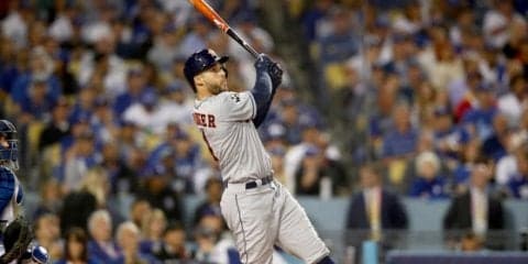 【MLBプレーオフ】世界一王手のアストロズが先制成功、3回にスプリンガーが右翼へ先制ソロ