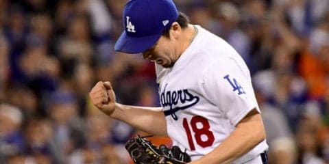 【MLBプレーオフ】ドジャース逆転勝利で逆王手！　マエケン好救援で雄叫び、第7戦ダルに命運託す