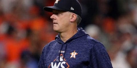 【MLBプレーオフ】アストロズ指揮官、黒星も第7戦に意欲「想像しうる最大級の熱戦になる」
