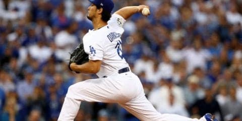 【MLBプレーオフ】グリエル、差別騒動後ダルビッシュと初対戦　第1打席にヘルメット脱ぎ“謝罪”