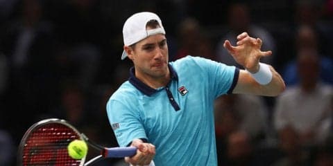 イズナーがディミトロフを2時間45分の接戦の末に撃破[ロレックス・パリ・マスターズ]