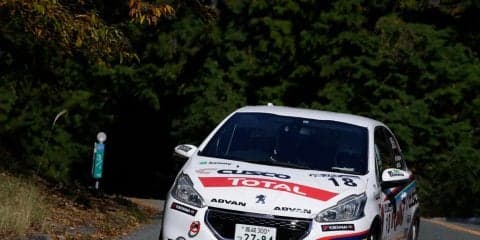 全日本ラリー新城：久々登場のラリプラ208 GTiが難関ターマックでクラス2位獲得