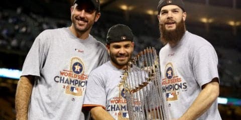 【MLB】アストロズ世界一トロフィーが落下、地元紳士界でアクシデント発生と米報道
