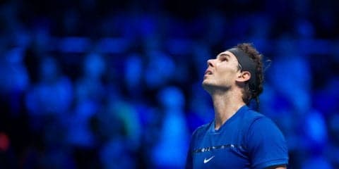 王者・ナダルが最終戦の予選初戦を黒星、ゴファンに敗れる[ATPファイナルズ]