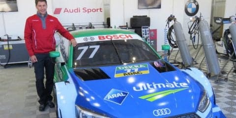 【SUPER GT 最終戦】DTMデモ走行で日本に“里帰り”したアウディのデュバル…「日独のメーカーが競えたらファンタスティックだ」