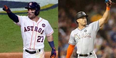 【MLB】59発スタントンが初MVP！　わずか2点差の大接戦で栄冠　アはアルトゥーベ