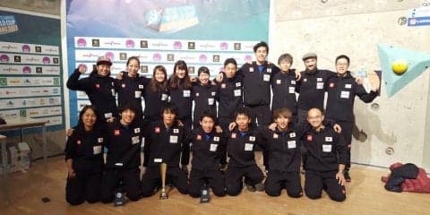 楢﨑智亜が複合総合優勝、藤井快が総合3位・IFSCワールドカップシーズン