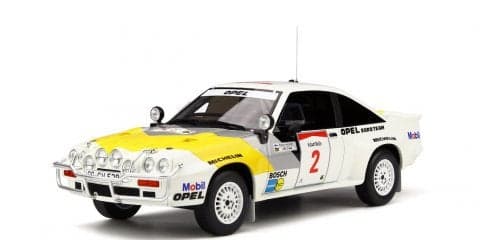 京商のダイキャストモデル10月新製品、グループBのオペル・マンタ400が登場