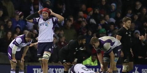  31回目の挑戦も初勝利ならず　スコットランドがオールブラックスに惜敗 