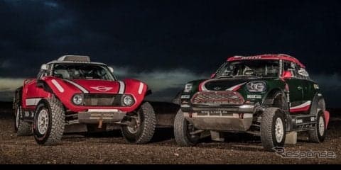 MINI が ダカール2018 に参戦予定…2WDと4WDの2種類のラリーマシンで