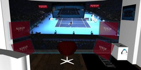 エキシビションマッチ「日清食品ドリームテニスARIAKE」のVR観戦企画を実施…WOWOW