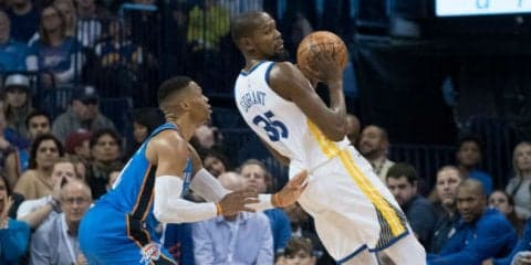 ケビン・デュラントを前に燃えるラッセル・ウェストブルック「大恥をかかせる」