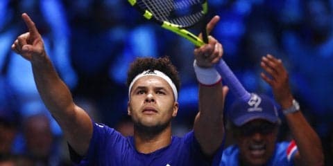 ゴファン、ツォンガ絶好調で初日は1勝1敗のイーブンに[デビスカップ決勝]