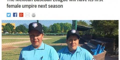 【MLB】野球界で着々と進む女性進出、来季から3Aメキシコリーグで女性審判誕生