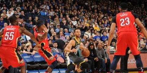 『スプラッシュ・ブラザーズ』が爆発、ウォリアーズがペリカンズに逆転勝利