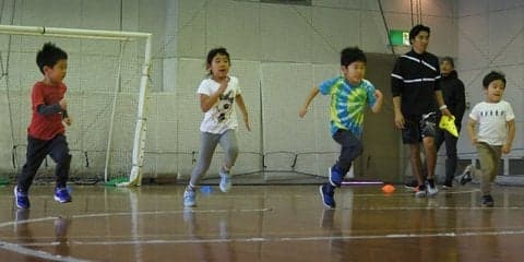 走る力を伸ばす「キッズかけっこ教室」開催