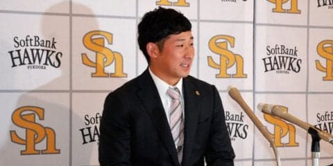 ホークス塚田が50万円アップで更改　自己最多14試合出場「打撃向上がテーマ」