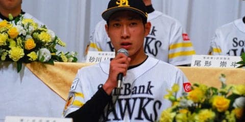 鷹ドラ1吉住“清宮＆安田封じ”宣言　最速151キロ右腕「清宮、安田を三振に」