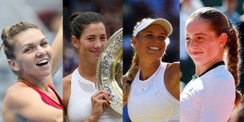 ハレプ、ムグルッサ、ウォズニアッキら女子テニストップ3の軌跡とオスタペンコの飛躍