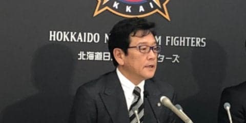 ハム栗山監督、夢実現の大谷を祝福　赤ユニ姿に「翔平はエンジェルだったんだ」