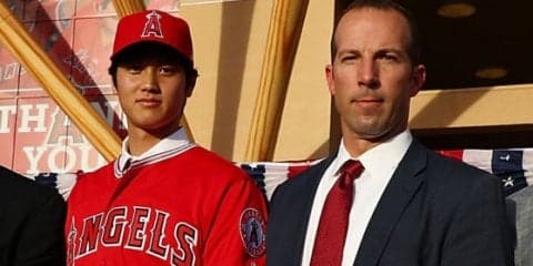 【MLB】エンゼルスGMが大谷の右肘に100％自信「LAでもキャッチボールしていた」