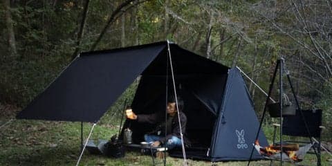 野営用ミリタリーテントをアレンジした「パップフーテント」発売