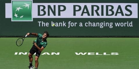 「BNPパリバ・オープン」が会場をリニューアル中