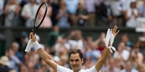 フェデラーモデルのミニラケット・コレクションが登場