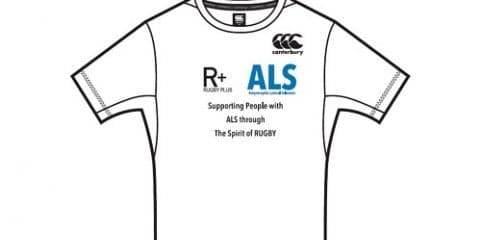  指定難病ALS患者を支援　チャリティーTシャツをエディー講演会で販売へ 