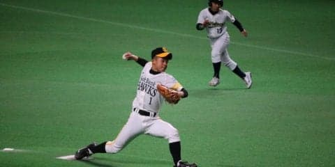 【未来のスター候補】新垣渚監督も太鼓判を押す身体能力 中尾湊（福岡ソフトバンクホークスジュニア）