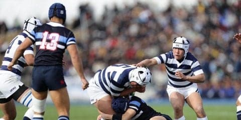  仰星は秋田工と引き分けるもトライ数で8強入り！　久我山は佐賀工下し90勝 