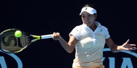 奈良くるみはスウェーデンのラーションを相手に初戦敗退[ASBクラシック]