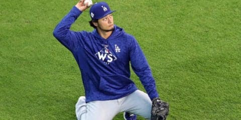 ダルビッシュ、合同自主トレ阪神藤浪に「カーショウから色々盗んでほしい」