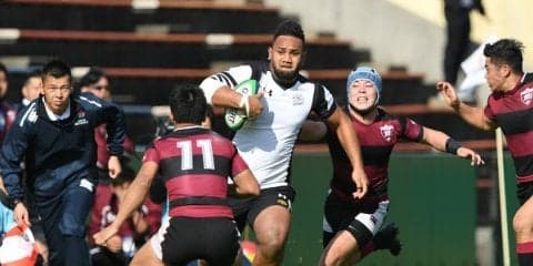  朝日大のシオネ・ヴァイラヌが強豪サラセンズ入団！　2019夏まで契約締結 