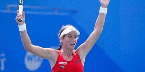 コンタがスビトリーナ戦で意外な棄権[ブリスベン国際]
