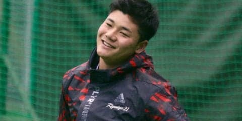 ハム清宮が2種類のバット持参で新人合同自主トレ「売りはバッティング」