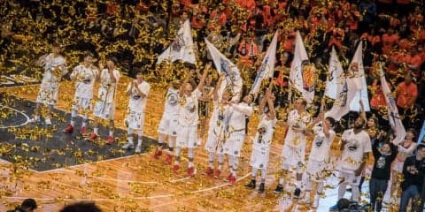 BリーグオールスターゲームはMVPの小林慎太郎の活躍を上回ったB.WHITEが勝利