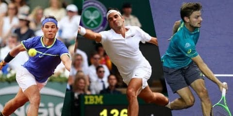 テニスコート種別の2017年最多勝発表！クレーのナダル、グラスはフェデラー、ハードにはゴファン