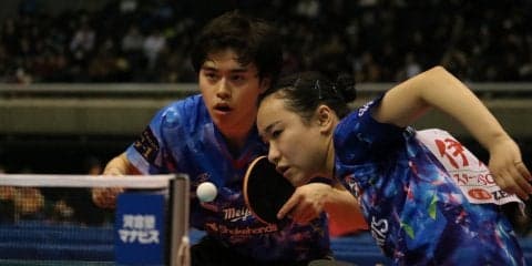 森薗・美誠ペア快勝。「真逆の性格」のペアの不思議な関係性