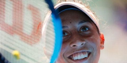 全米準優勝のキーズがシード格上のガルシアに完勝し、準々決勝へ進出[全豪オープン]