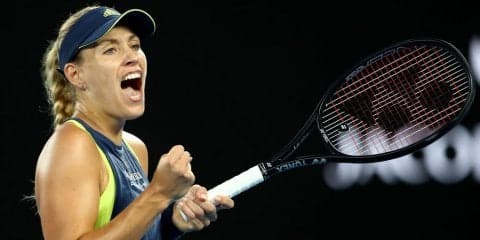 2016年の全豪女王のケルバーは1セットダウンからの逆転勝利で準々決勝へ[全豪オープン]