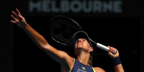 2016年全豪女王のケルバーはキーズをほぼ完封し、年初から14連勝で準決勝へ[全豪オープン]