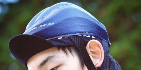 普段着に合わせやすいベーシックな自転車用カスク発売