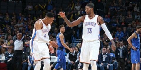 ポール・ジョージがサンダー残留に傾く？「ラスの存在が決断を簡単にしてくれる」